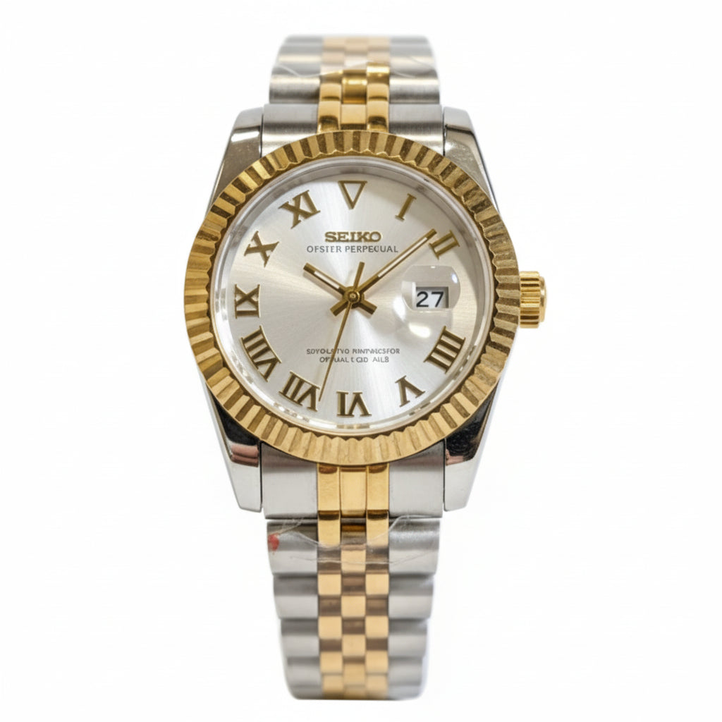 Mod Prestique Two Tone Yellow White Gold Dial