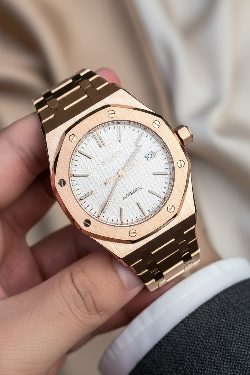 Mod Sorex Rose Gold White Dial
