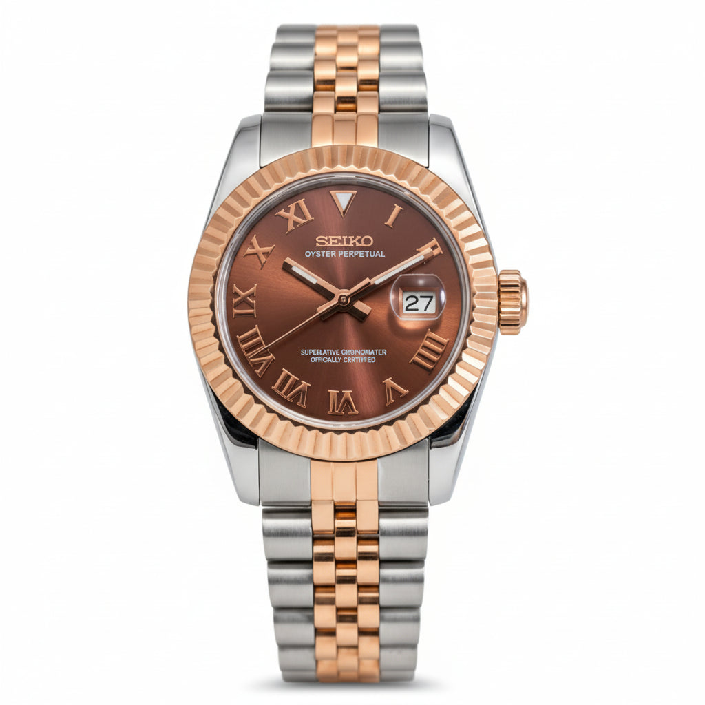 Mod Prestique Chocolate Roman Dial
