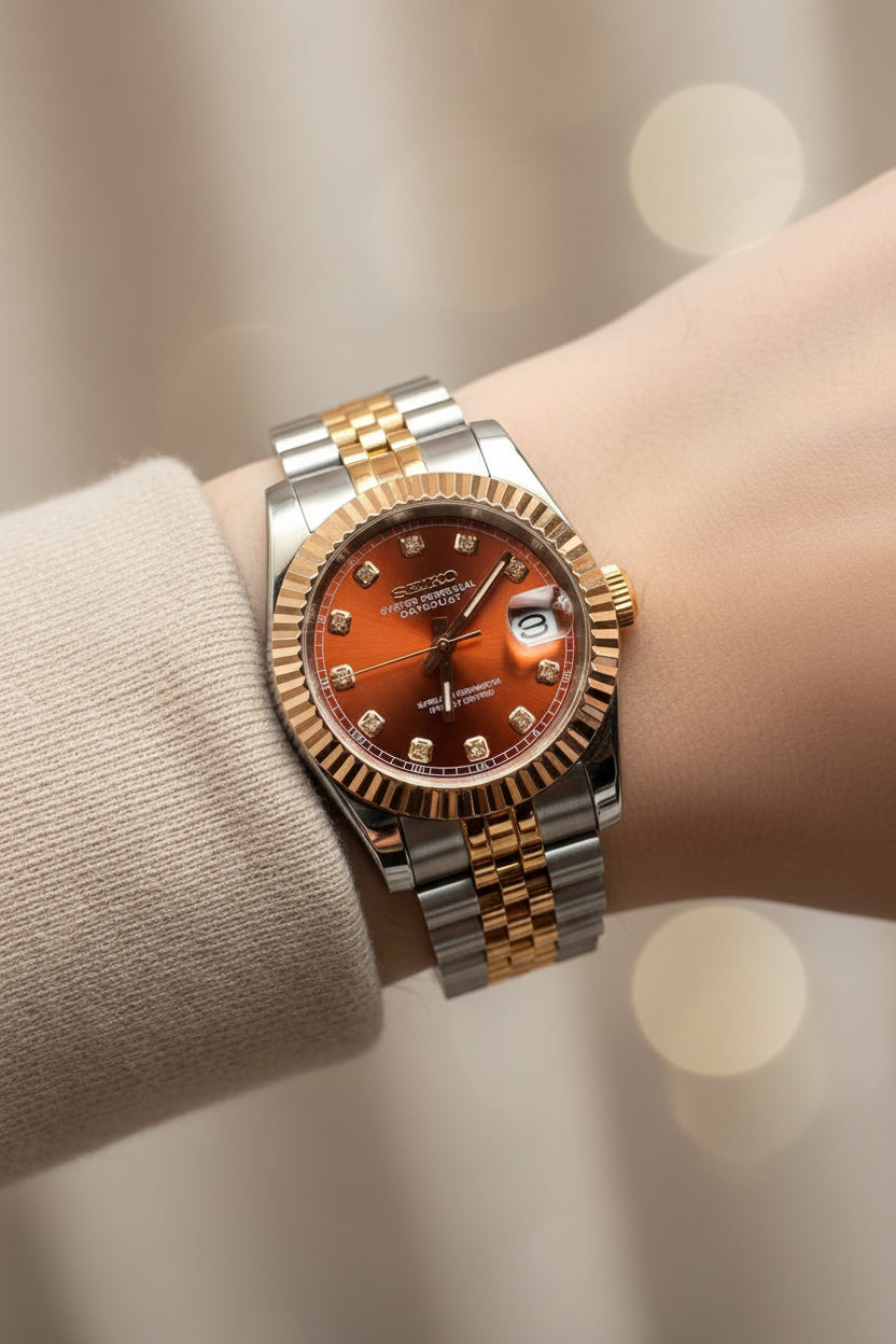 Mod Prestique Chocolate Jewel Dial